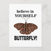 あなた信じの中で蝶 ポストカード (正面)