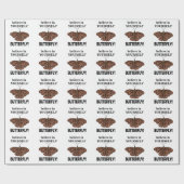 あなた信じの中で蝶 ラッピングペーパー (フラット)