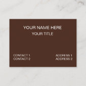 あなた信じの中で蝶 名刺 (裏面)