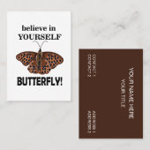 あなた信じの中で蝶 名刺 (正面/裏面)