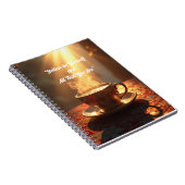 「あなた信じの中で、あなた自身の中で。」 ノートブック (右側)