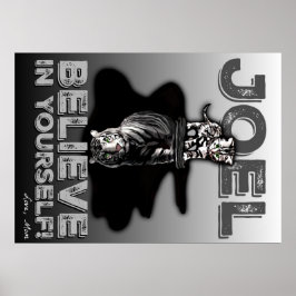 あなた信じの中で！カスタムポスター ポスター