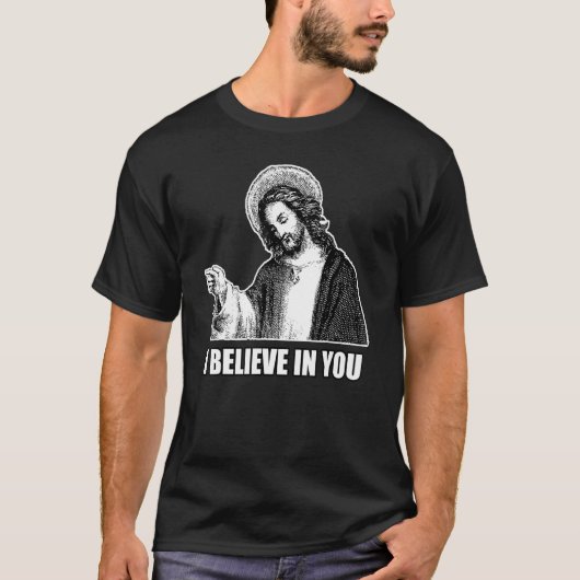 あなた信じの中のイエス Tシャツ (正面)