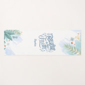 あなた信じの信仰の中では、冬のバイブルの聖句を感じる ヨガマット (正面(横))