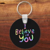 あなた信じの – 先生テスト日アイディア2 キーホルダー (正面)