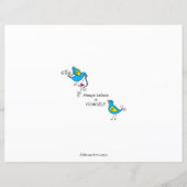 あなた信じ自身で_フラット紙シート11"x 8.5" (裏面)