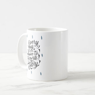 あなた信じ自身のメッセージデザイン コーヒーマグカップ