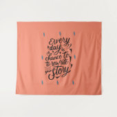 あなた信じ自身のメッセージデザイン タペストリー (正面(横))