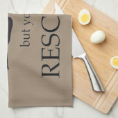 あなた傾斜した買物愛しかしあなたは皿タオルそれを救助できます キッチンタオル (四つ折り)