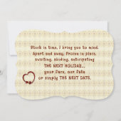 あなた凍っていのクリスマスカードなしで (裏面)