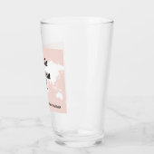 あなた前向きは一人の女の子モチベーション引用文 タンブラーグラス (左)