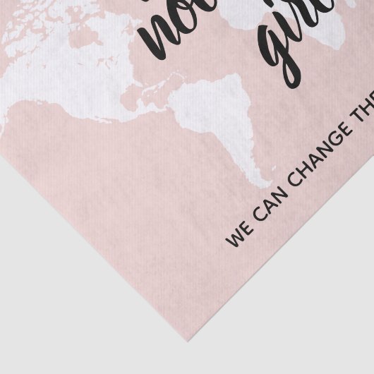 あなた前向きは一人の女の子モチベーション引用文 薄葉紙 (詳細)