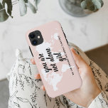 あなた前向きは一人の女の子モチベーション引用文 iPhone 11 ケース<br><div class="desc">あなた前向きは一人の女の子モチベーション引用文</div>
