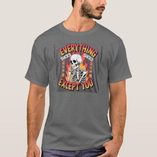 あなた吸のスケルトン以外のすべてのデザイン Tシャツ