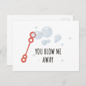 あなた吹はバ遠くにンタインの日 ポストカード (正面/裏面)