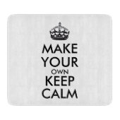 あなた専有物に平静-黒--を保たせます カッティングボード (正面)