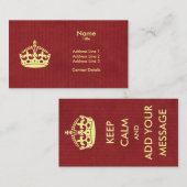 あなた専有物に穏やかな名刺を保たせます 名刺 (正面/裏面)