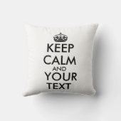 あなた専有物に穏やかな枕カスタマイズ可能な文字を保たせます クッション (裏面)