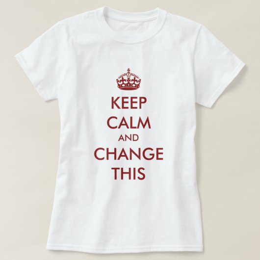 あなた専有物に穏やかな赤を保たせます Tシャツ (デザイン正面)