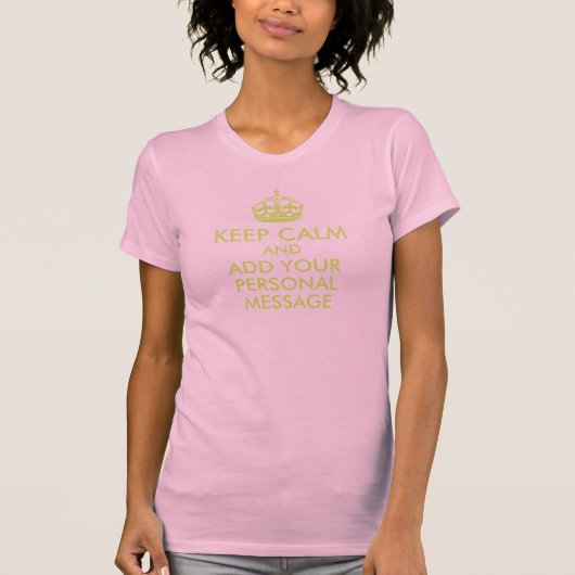 あなた専有物に穏やかなTシャツを保たせます Tシャツ (正面)
