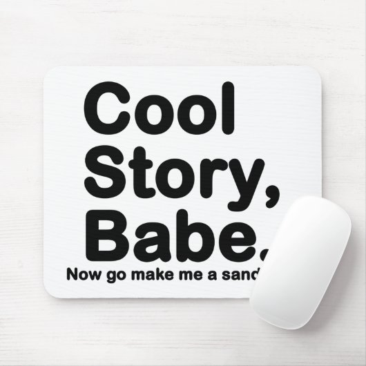 あなた専有物をカスタマイズ: Cool story Broか可愛い人 マウスパッド (マウス)