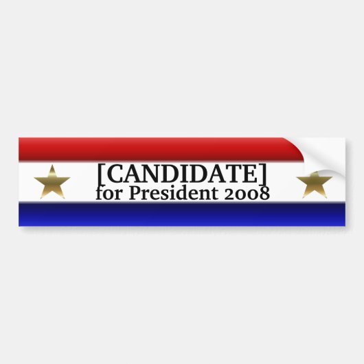 あなた専有物を作って下さい バンパーステッカー (正面)