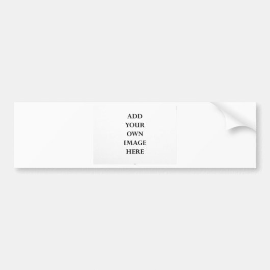 あなた専有物を作って下さい バンパーステッカー (正面)