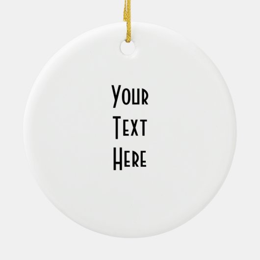 あなた専有物を作成して下さい: あなた自身のカスタムを設計して下さい セラミックオーナメント (裏面)