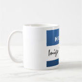 あなた専有物を作成して下さい"こんにちは私の名前によってがある…" マグ (左)