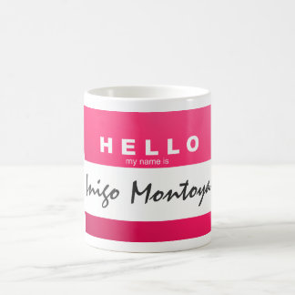 あなた専有物を作成して下さい"こんにちは私の名前によってがある…" マグ