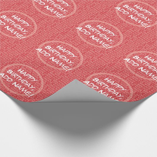 あなた専有物を作成し、それにあなたのをして下さい ラッピングペーパー (角)