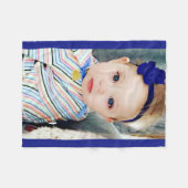 あなた専有物を個人化して下さい及びカスタマイズ フリースブランケット (正面(横))