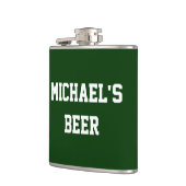 あなた専有物を加えますあなたの一流ビールを作成して下さい フラスク (左)