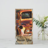 あなた専有物を感謝していしています写真カード作成して下さい サンキューカード (スタンド正面)