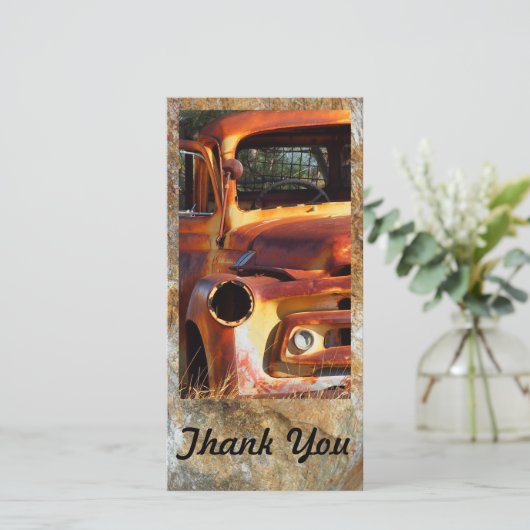 あなた専有物を感謝していしています写真カード作成して下さい サンキューカード (スタンド正面)