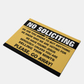 あなた専有物を懇願の印カスタマイズ ドアマット (アングル)