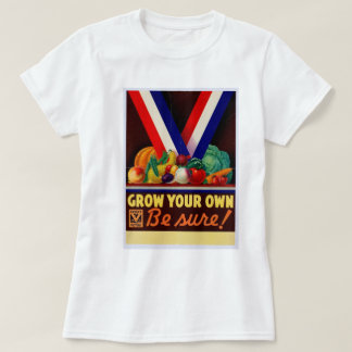 "あなた専有物を育てて下さい: あって下さい確実が" 女性の真新しい緑のワイシャツ Tシャツ