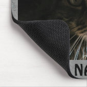 あなた専有物を"ルンペン"の文字か灰色の石板作成して下さい マウスパッド (コーナー)