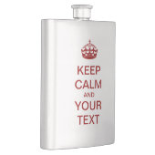 あなた専有物を"保ちます平静"のフラスコ作成して下さい! (えんじ色) フラスク (右)