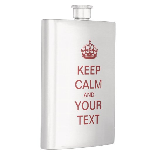 あなた専有物を"保ちます平静"のフラスコ作成して下さい! (えんじ色) フラスク (右)