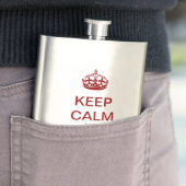 あなた専有物を"保ちます平静"のフラスコ作成して下さい! (えんじ色) フラスク (インサイチュ)