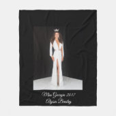 あなた専有物を-居心地のよい毛布作成して下さい! 寮のために完成して下さい フリースブランケット (正面)