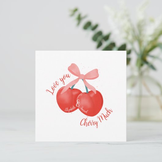 あなた専用の愛を込めたチェリーがたくさん チェリーとリボン シーズンカード (スタンド正面)