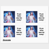 あなた後を追はこの事を?バンパーステッカー 長方形シール (シート)