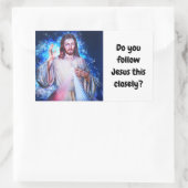 あなた後を追はこの事を?バンパーステッカー 長方形シール (バッグ)