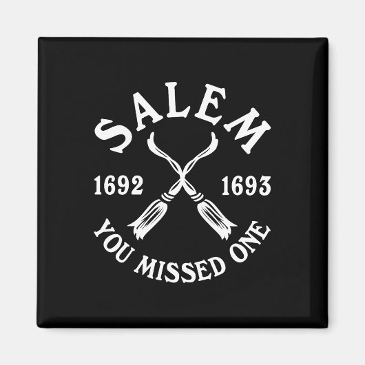 あなた恋しく思の一つの魔女の試練ハロウィン女性 マグネット (正面)