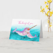 あなた恋しく思の水中ウォーターカラーカード カード (黄色い花)