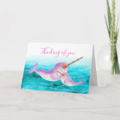 あなた恋しく思の水中ウォーターカラーカード カード (正面)