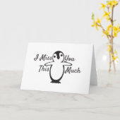 あなた恋しく思はこれくらいペンギン カード (黄色い花)