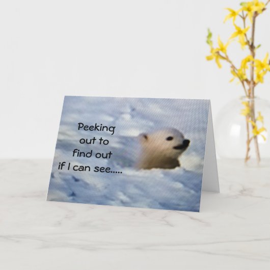 あなた恋しく思は非常に(極熊のスタイル) カード (黄色い花)